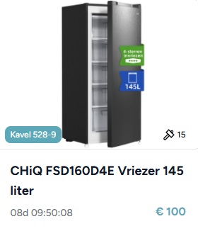 Laat uw overtollige witgoed, zoals koelkasten, snel en veilig veilen via Veilinghuis Nederland. Maximale waarde, minimale inspanning.