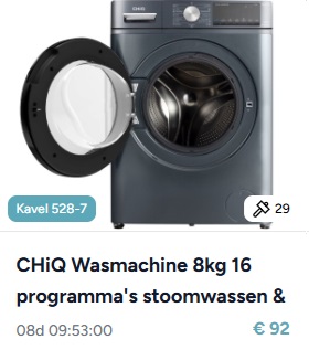 Heeft u witgoedrestanten? Wij kopen of veilen uw voorraad, van koelkasten tot drogers. Professioneel en betrouwbaar.