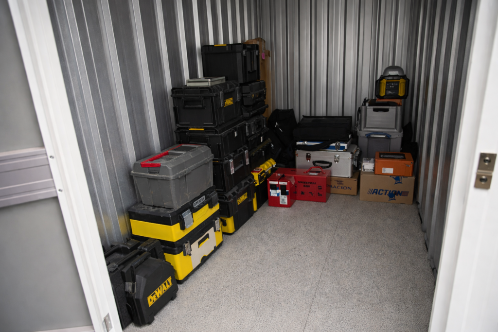 Gereedschap verkopen uit garagebox of citybox aan opkoper in Nederland