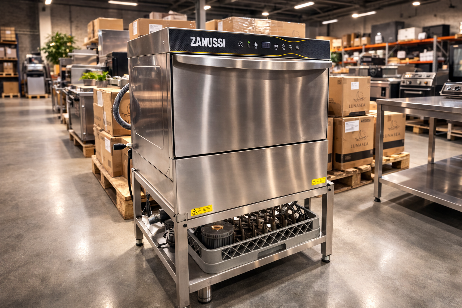 Professionele Zanussi horeca vaatwasser voor grootkeuken – horeca apparatuur verkopen
