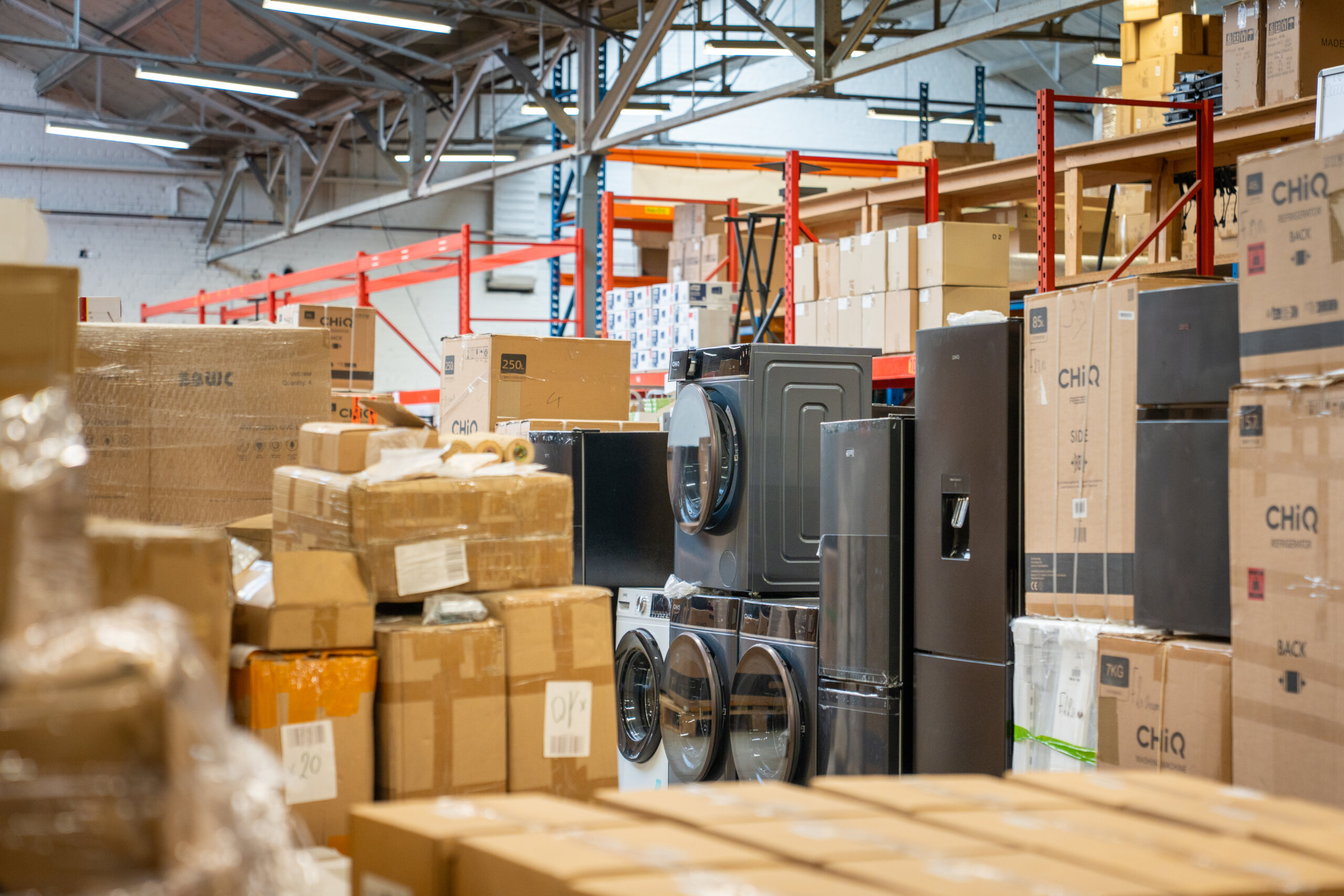 Retourpartijen aangeboden via online veiling aan zakelijke kopers