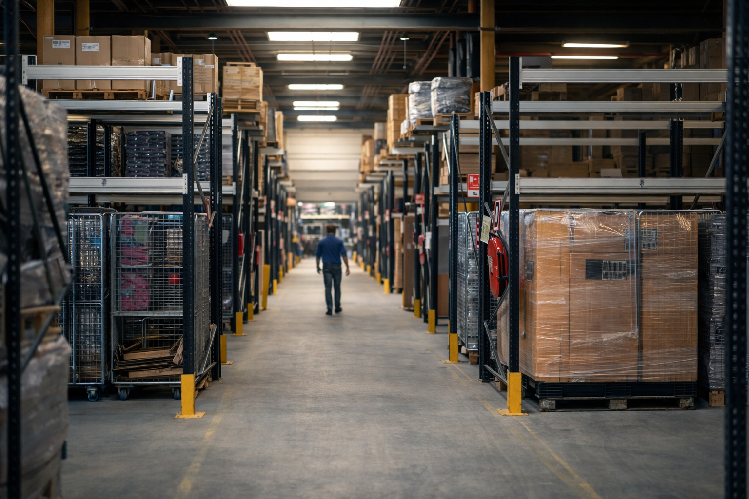 Bedrijfsinventaris in magazijn tijdens professionele verkoop in Nederland