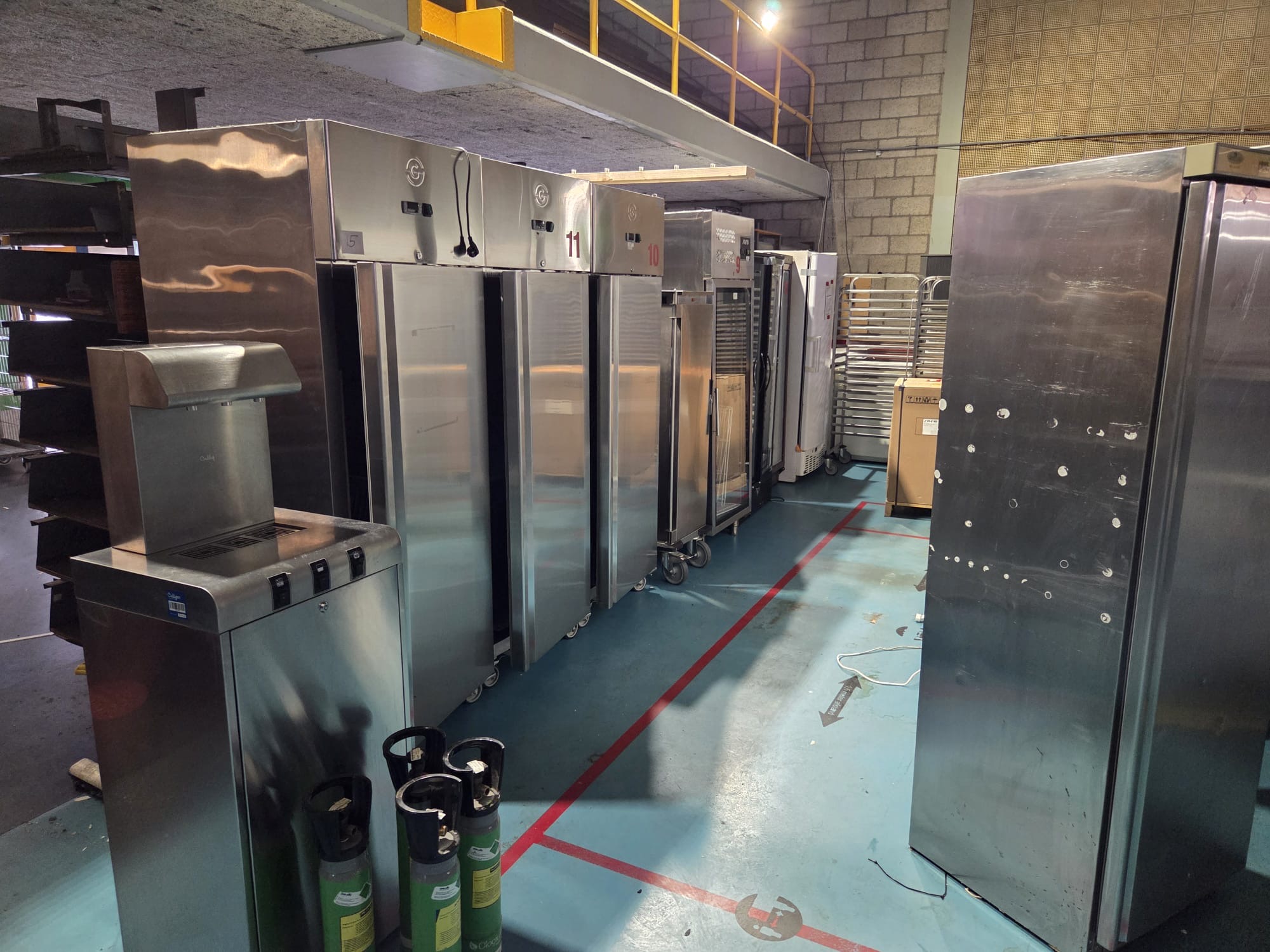 Professionele horeca koelapparatuur en RVS koelkasten klaar voor opkoop